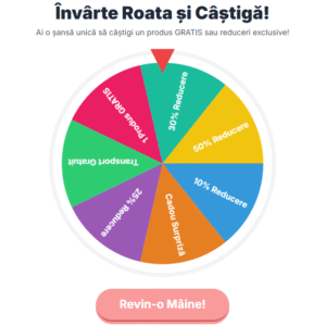 Roată Norocoasă Editabilă - Plată Unică - Fără Abonamente