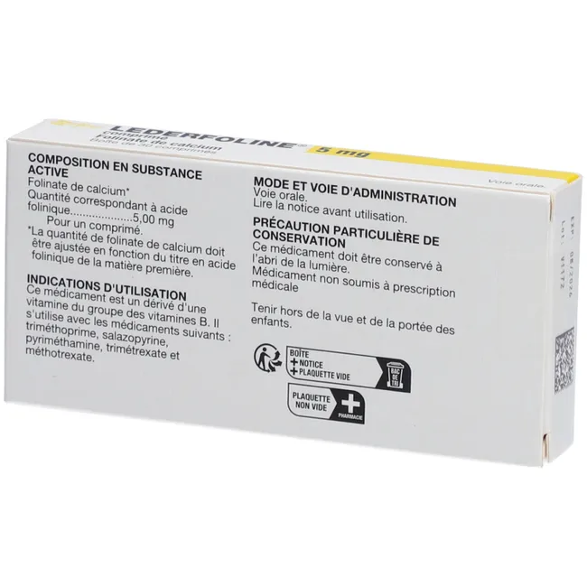 LEDERFOLINE® 5 mg – 30 tablets - Image 3